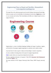 Engineering Class in Bopal and Satellite, Ahmadabad - tccicomputercoaching.com.doc