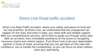 Direct Line Road Traffic Accident