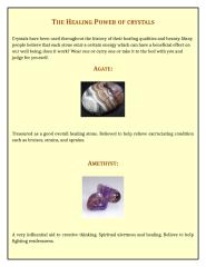 Healing Crystals  The Healing Power & Characteristics Of Crystals.docx