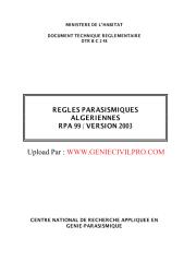 RPA 99  Version 2003  Règles Parasismiques Algériennes (DTR B C 2 48).pdf