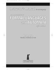 An Introduction to Formal Languages and Automata, 5th Edition instructors manual.pdf