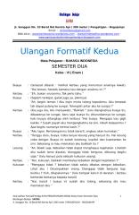 9. Ulangan Formatif Kedua  Bahasa Indonesia Kelas Enam Semeseter Dua.docx